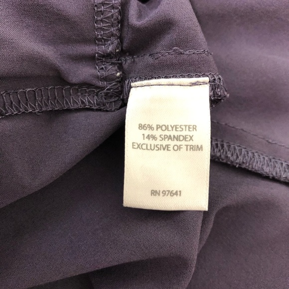 J.Jill Fit On the Go Purple 2 Zipper Side Pockets Travel Tank Dres 1X - Picture 9 of 11